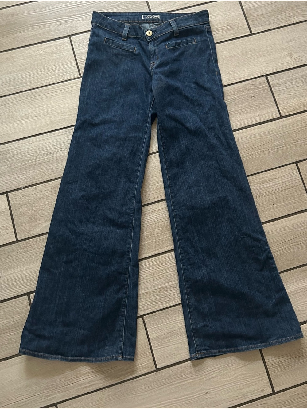 VINTAGE HUDSON mid rise Wide-Leg Jeans - Picture 3 of 5